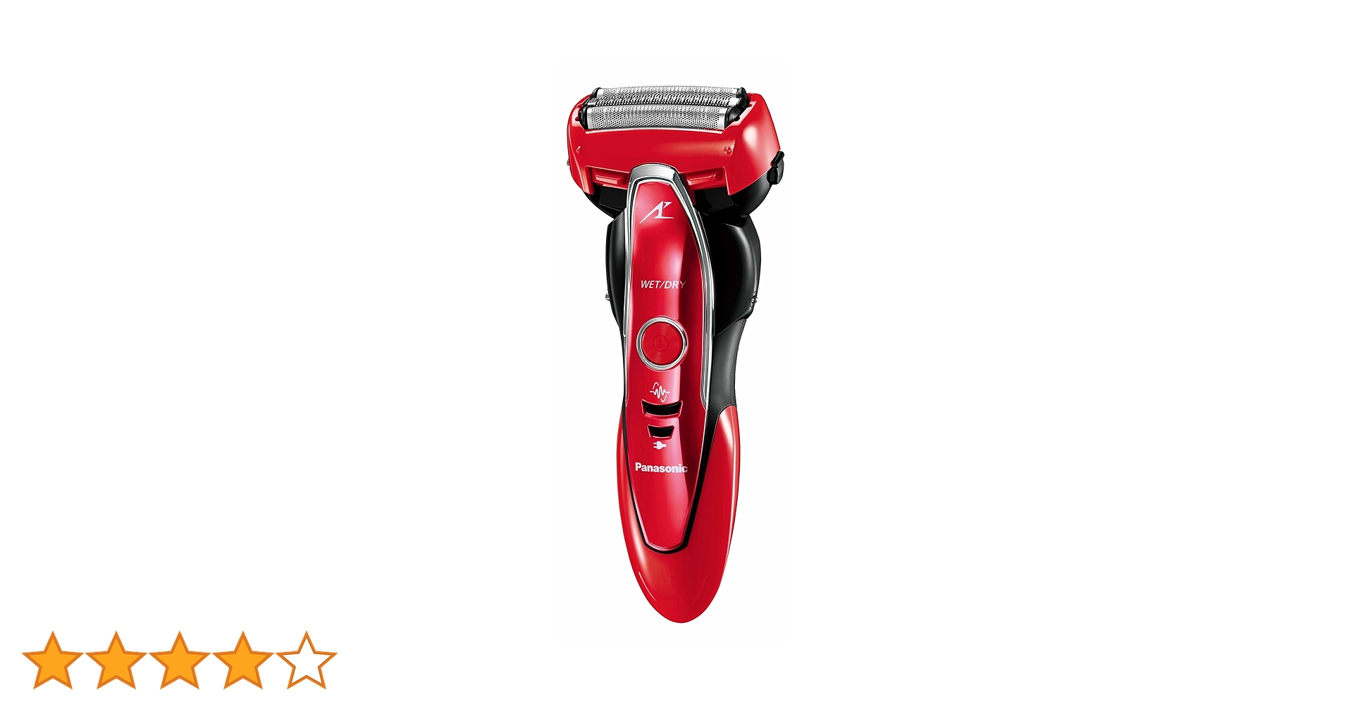 Amazon | パナソニック ラムダッシュ メンズシェーバー 3枚刃 赤 ES